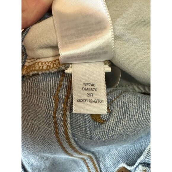 Madewell Tall Baggy Straight Jeans in Berteau Wash - Picture 8 of 8